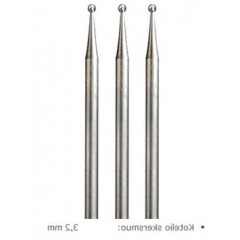 Dremel apvalūs graviravimo antgaliai (105) 0,8 mm - 3vnt.